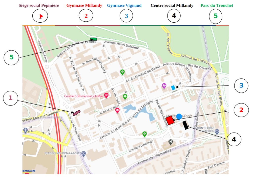 Plan de Meudon la Forêt